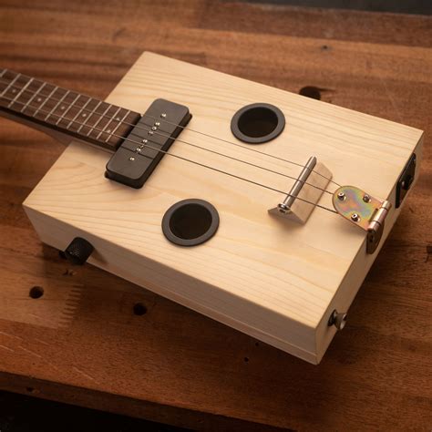 electric parts for 3 string cigar box guitar kit|cigar box resonator guitar kit.